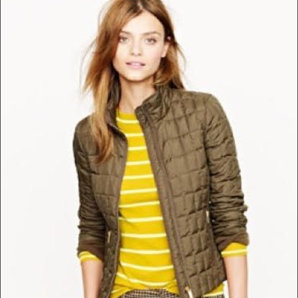 Olive Green J Crew Winter Jacket